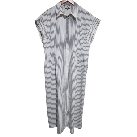 Tuckernuck Callie Maxi Dress in Navy Stripe Size XXL - Picture 4 of 5